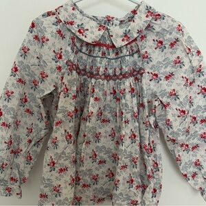 Bonpoint smocked blouse 3T
